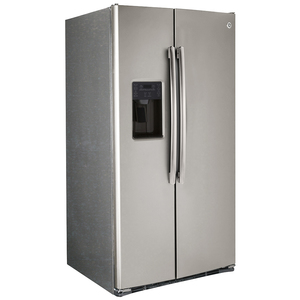 Paquete Refrigerador Dúplex 26 pies Slate y Cava de Vinos 6 botellas Negra GE Appliances - GSM26FGW6XD