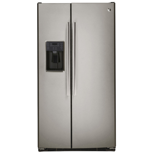 Paquete Refrigerador Dúplex 26 pies Slate y Cava de Vinos 6 botellas Negra GE Appliances - GSM26FGW6XD