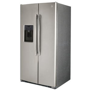 Paquete Refrigerador Dúplex 26 pies Slate y Cava de Vinos 6 botellas Negra GE Appliances - GSM26FGW6XD