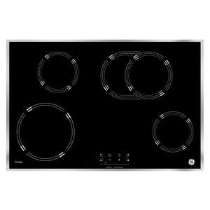 Parrilla de Inducción 220 V 76 cm (30 pulgadas) Vidrio Negro GE Profile - PP930SMSS1