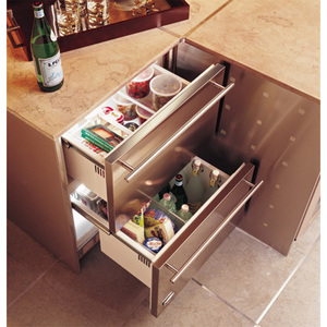Cajón refrigerante 142 L Acero Inoxidable Monogram ZIDS240HSS