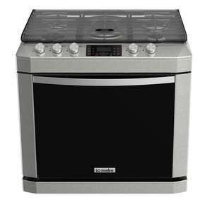Estufa de Empotre 80 cm Acero Inoxidable Vidrio Gris Vulcano Io Mabe - IO8075GETII0