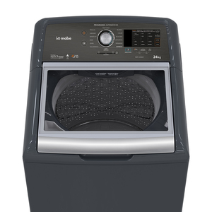 Lavadora Automática 24 kg Diamond Gray Io Mabe - LIH74201WDAB0