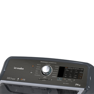 Lavadora Automática 24 kg Diamond Gray Io Mabe - LIH74201WDAB0