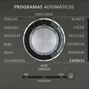 Lavadora Automática 24 kg Diamond Gray Io Mabe - LIH74201WDAB0