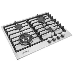 Parrilla empotrable a gas 60 cm inoxidable Io mabe-IO614I0