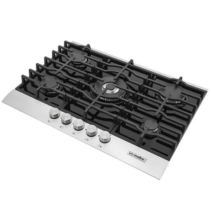 Parrilla empotrable a gas 70 cm vidrio negro Io mabe-IO715G0
