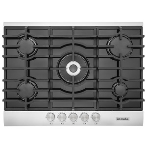 Parrilla empotrable a gas 70 cm vidrio negro Io mabe-IO715G0