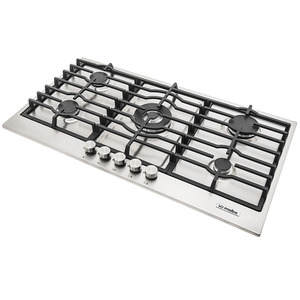 Parrilla empotrable a gas 90 cm vidrio negro Io mabe-IO915I0