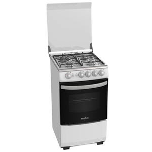 Estufa de piso 51 cm Blanca/Inoxidable Mabe - EM5132CBI1