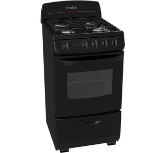 Estufa de piso 51 cm Negra Mabe - EM5120NN2