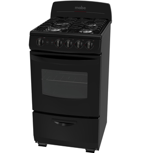 Estufa de piso 51 cm Negra Mabe - EM5120NN2