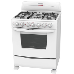 Estufa de piso 76 cm Blanca Mabe - EM7650BB4