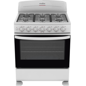 Estufa de piso 76 cm Blanca Mabe - EM7652BB3