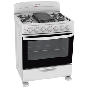 Estufa de piso 76 cm Blanca Mabe - EM7653BB2