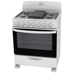 Estufa de piso 76 cm Blanca Mabe - EM7653BB2