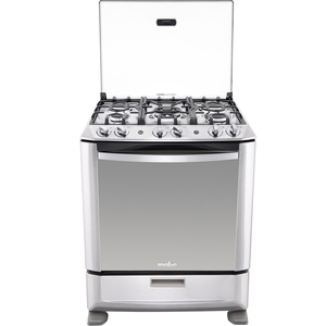 Estufa de piso a gas 76 cm Inoxidable Mabe - XO7640CI0