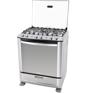 Estufa de piso a gas 76 cm Inoxidable Mabe - XO7640CI0