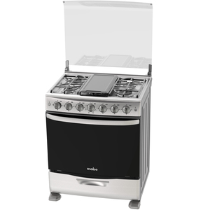 Estufa de piso a gas 76 cm Inoxidable Mabe - XO7665I1