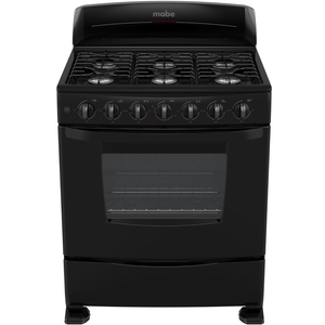 Estufa de piso 76 cm Negra Mabe - EM7650NN4
