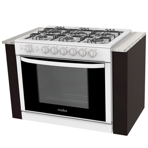 Estufa empotrable 80 cm Blanca Mabe - EMC8013BB2