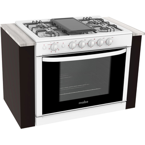 Estufa empotrable 80 cm Blanca Mabe - EMC8017BB1