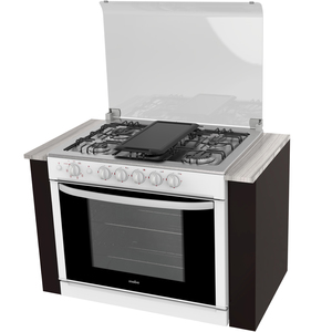 Estufa de empotre 80 cm Blanca Mabe - EMC8027CBC2