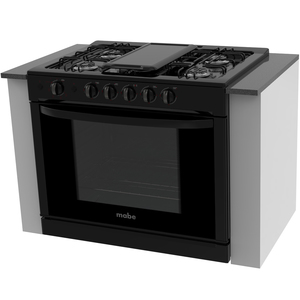 Estufa de empotre 80 cm Negra Mabe - EMC8017NN1