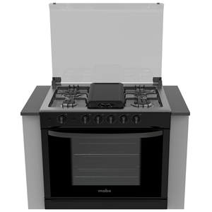 Estufa empotrable 80 cm Negra/Inoxidable Mabe - EMC8027CNC2