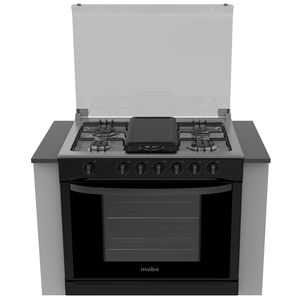 Estufa empotrable 80 cm Negra/Inoxidable Mabe - EMC8033CNC2