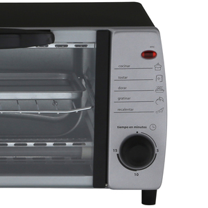 Horno tostador 10 L negro Inoxidable Mabe - HTM10N