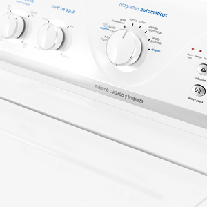 Lavadora automática 16 kg Blanca Mabe - LMS16401XSBB0