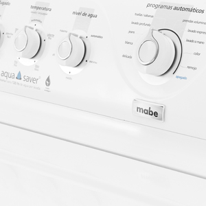 Lavadora Aqua Saver automática 20 kg Blanca Mabe - LHS20580ZSBB0