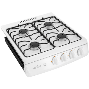 Parrilla de empotre a gas 51 cm Blanca Mabe - PMC5105BB1