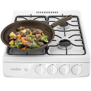 Parrilla de empotre a gas 51 cm Blanca Mabe - PMC5105BB1