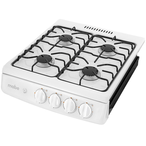 Parrilla de empotre a gas 51 cm Blanca Mabe - PMC5105BB1