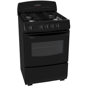 Estufa de piso 61 cm Negra Mabe - EM6142BAPN0