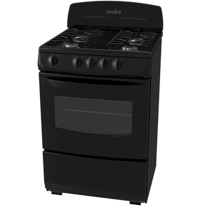 Estufa de piso 61 cm Negra Mabe - EM6142BAPN0