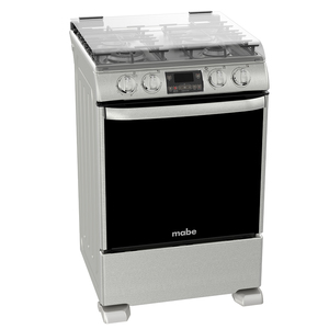 Estufa de piso con TEON 60 cm Inoxidable Mabe - EM6090CFIX0