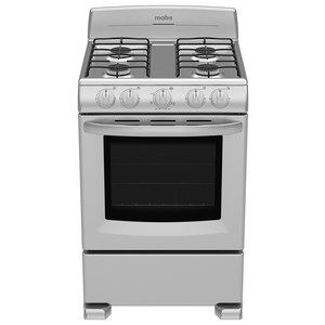 Estufa de piso 60 cm Plata Mercury Mabe - EM6022BAIS0
