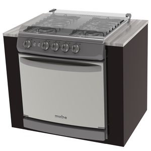 Estufa de empotre 61 cm Grafito Mabe - MA0C6140I2
