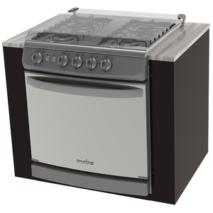 Estufa de empotre 61 cm Plata Mercury Mabe - EMC6130CAIS0