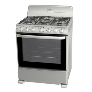 Estufa de gas 76 cm Plata Mercury Mabe - EM7644BAIS0