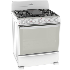 Estufa de piso 76 cm Blanca Mabe - EM7651BSIB0