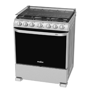 Estufa de Piso 76 cm Acero Inoxidable Mabe - DEM7672CFIX1
