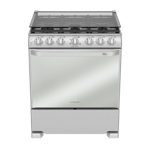 Estufa de Piso 76 cm Acero Inoxidable Mabe - EM7662CFIX1