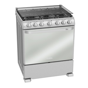 Estufa de Piso 76 cm Acero Inoxidable Mabe - EM7682CFIX0