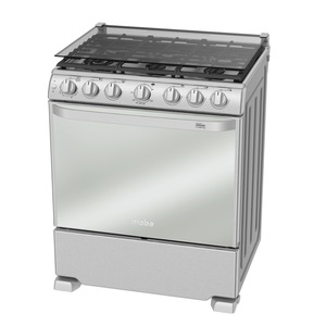 Estufa de Piso 76 cm Acero Inoxidable Mabe - EM7682CFIX0