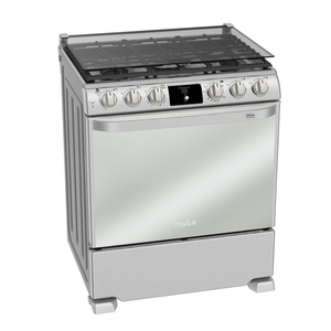 Estufa de Piso 76 cm Acero Inoxidable Mabe - EM7690CFIX2