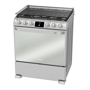 Estufa de Piso 76 cm Acero Inoxidable Mabe - EM7690CFIX2